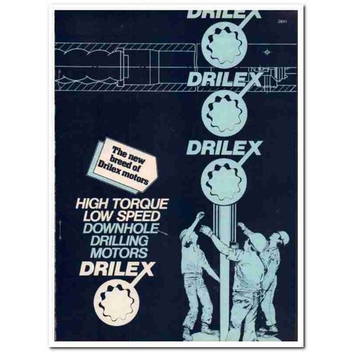 Drilex Ltd 1983 Vintage Catalog Oil Downhole Drilling Motors Petroleum