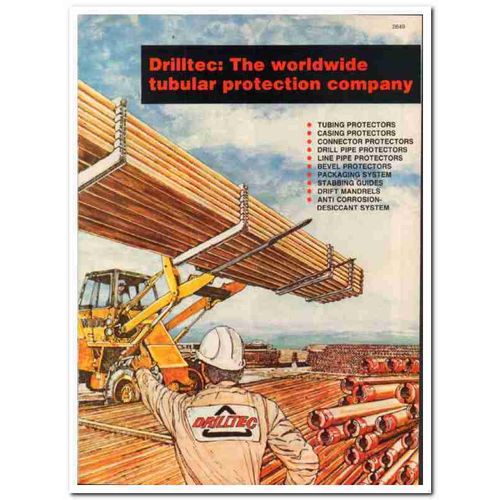 Drilltec Inc 1983 Vintage Catalog Oil Tubular Protection Tubing Casing