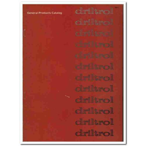 Driltrol Inc 1983 Vintage Catalog Reamers Wipers Bumper Jars Drilling