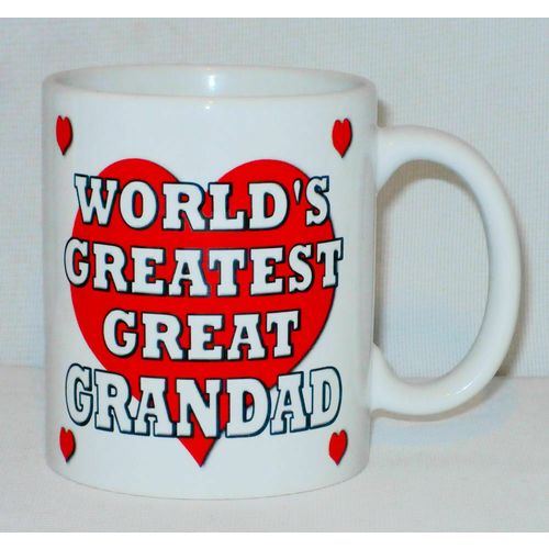 World's Greatest Great Grandad Mug Can Personalise Gramps Granda Birthday Gift