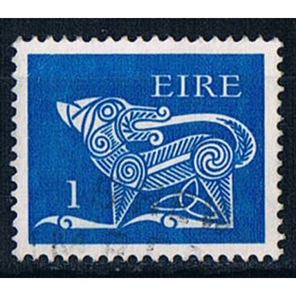 Ireland 1971 SG340 ir56 Decimal Stylized Dog 1p Used Stamp