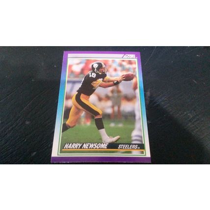 1990 Score Football Card # 118 Harry Newsome Ex-Mt (6) Pittsburgh Steelers