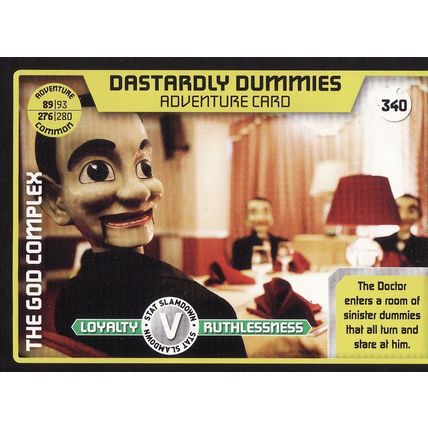 Doctor Who Monster Invasion Extreme TCG 340 Dastardly Dummies