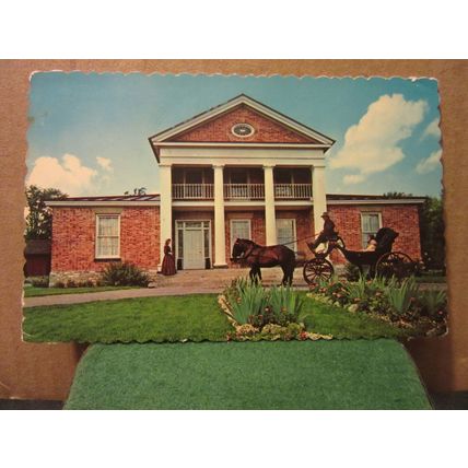 CRYSLER HALL, UPPER CANADA VILLAGE, MORRISBURG, ONTARIO, CANADA used postcard =