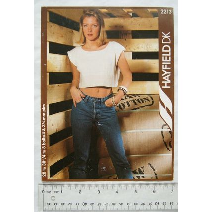 Vintage: Hayfield 2213 sleeveless top, DK