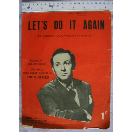 1950 Let's Do It Again by Dick James - words & music