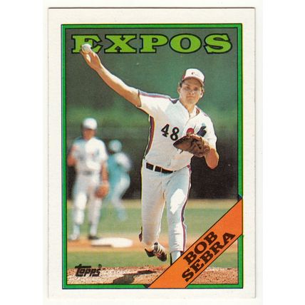 1988 Topps baseball card 93 Bob Sebra