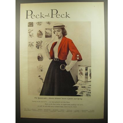 1952 Peck and Peck Spencer Suit Advertisement - Photo by Tom Palumbo