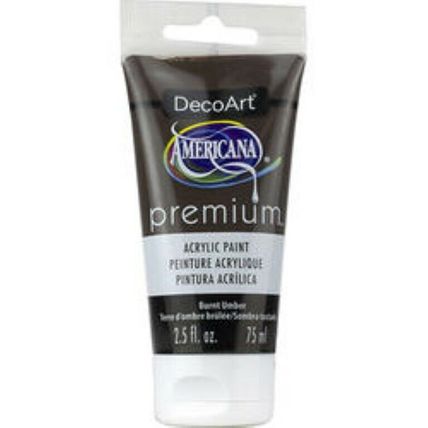 Americana® Premium™ Acrylic: Burnt Umber, 2.5oz