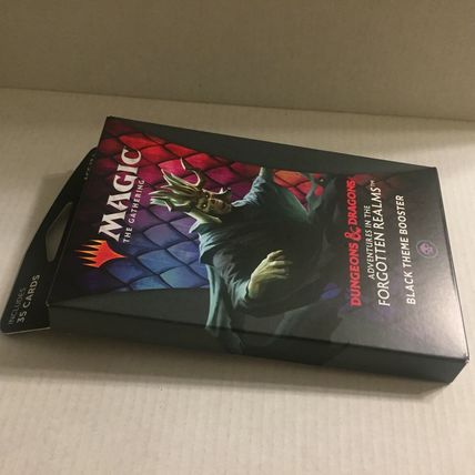 New Magic the Gathering Dungeons & Dragons Forgotten Realms Black Theme 35 Cards