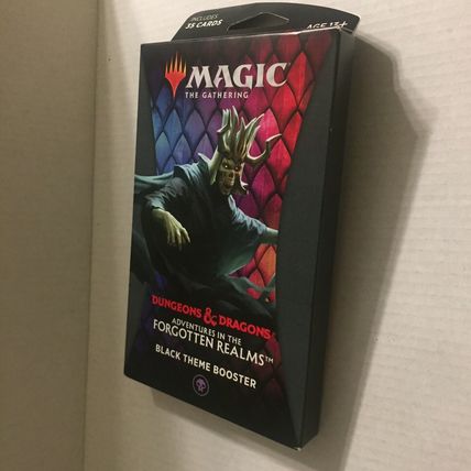 New Magic the Gathering Dungeons & Dragons Forgotten Realms Black Theme 35 Cards