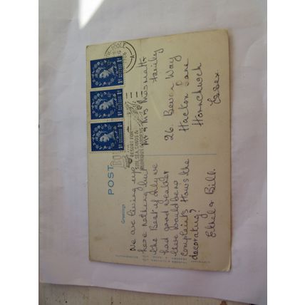 AVON ROYAL HOTEL, BOURNEMOUTH, DORSET unused vintage postcard 1966 pm =