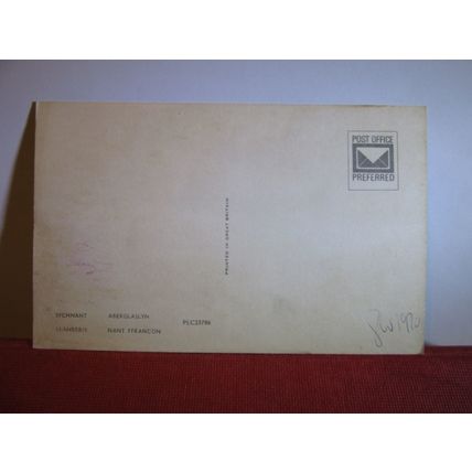 NORTH WALES PASSES unused postcard dated 1970 =