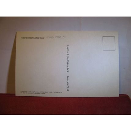 POST OFFICE POSTBUS, LLANIDLOES-LLANGURIG, WALES unused vintage postcard (A) #