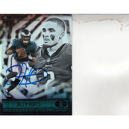 JALEN HURTS 2021 AUTOGRAPHED PHILADELPHIA EAGLES ALL-PRO SUPR BOWL QUARTERBACK