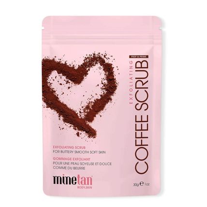 MineTan Coffee Exfoliating Face & Body Scrub 30g