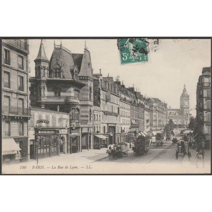 La Rue de Lyon, Paris, 1909 - Lévy CPA LL120