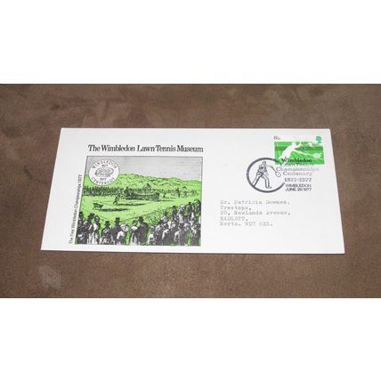 1977 GB Cover - The Wimbledon Lawn Tennis Museum - Centenary Championships