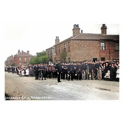 ptc2110 - Yorks. Brass Band at Co-op Children's Gala , Drighlington - print 6x4