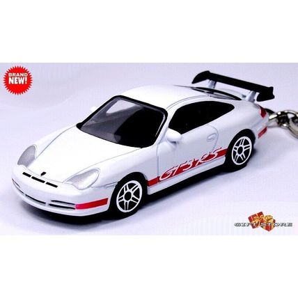 RARE KEYCHAIN WHITE RED PORSCHE 911 GT3 RS CUSTOM Ltd GREAT NOVELTY GIFT