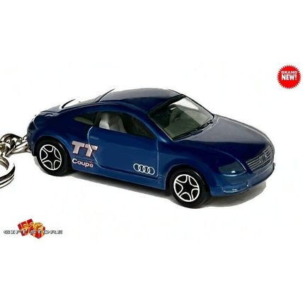 HTF RARE KEYCHAIN BLUE AUDI TT QUATTRO CUSTOM Ltd Ed. GREAT GIFT NOVELTY