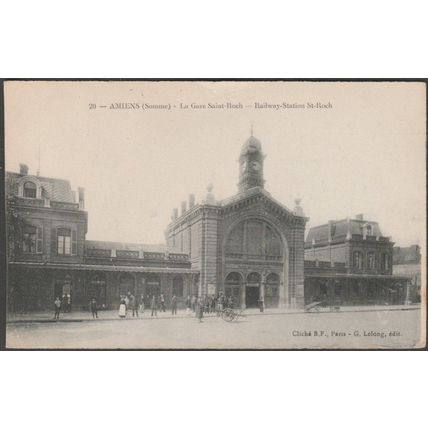 La Gare Saint-Roch, Amiens, Somme, c.1905-10 - Lelong CPA