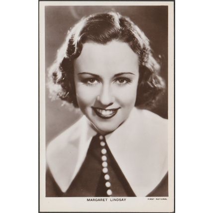 Actress Margaret Lindsay, c.1935 - Picturegoer RP Postcard