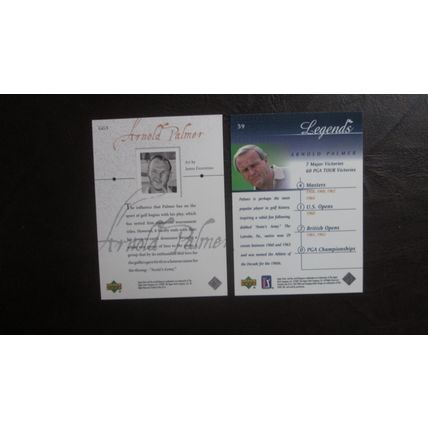 Two (2) Arnold Palmer Golf Cards (See Pictures and Description Below)