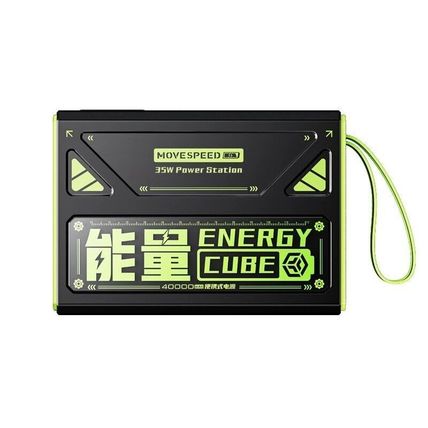 MOVESPEED Z40 40000mAh 35W Fast Charging Power Bank w/ LED Flashlight & 4 Ports
