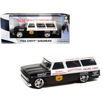 1966 Chevrolet Suburban Black and White "Don Garlits' Speed Shop Tampa Florid...