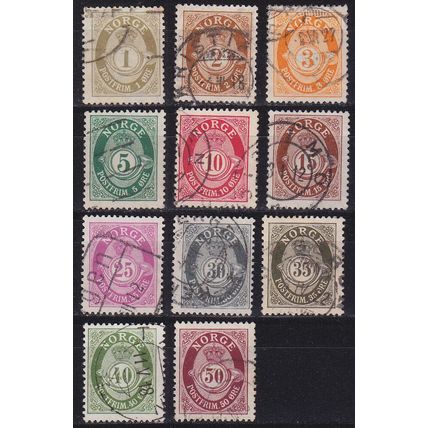 NORWEGEN NORWAY [1909] MiNr 0075 ex ( O/used ) [01] schön