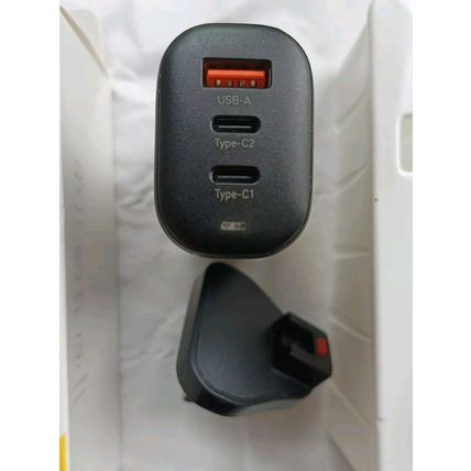 Essager 65W GaN Charger USB Type C For Laptop MacBook Pro Wall Charger UK Plug