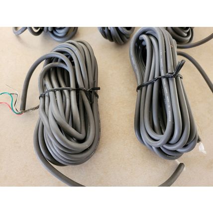 5 Small Bundles Shielded Communication Cable 4 Conductor 24 AGW Braided Shield