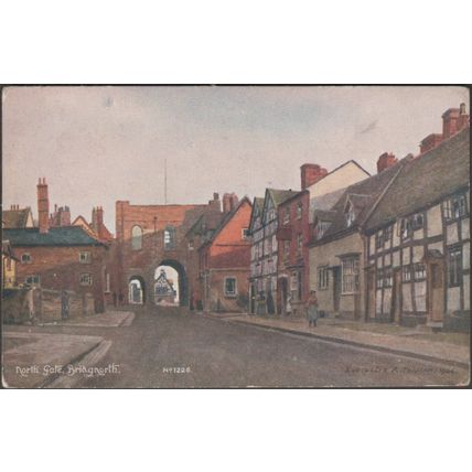 North Gate, Bridgnorth, Shropshire, 1906 - Wilding & Son Postcard