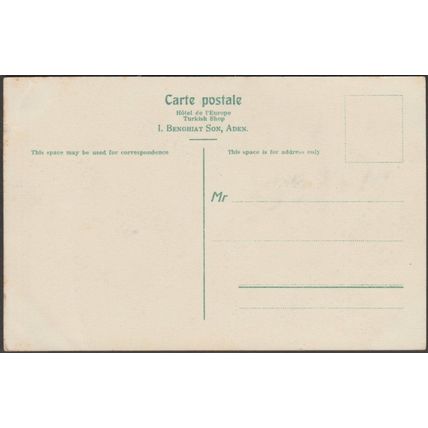 Water Tanks, Aden, c.1910 - Benghiat Postcard
