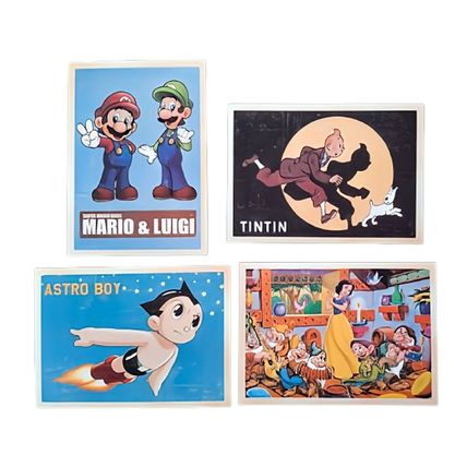 Tarjetas Postales Dibujos Animados Personajes Cartoons Post Card