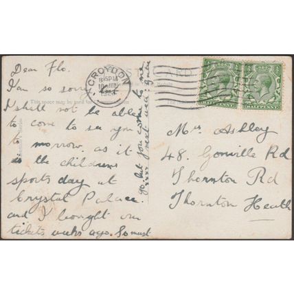 Parish Church, Annan, Dumfriesshire, 1923 - Valentine's Postcard
