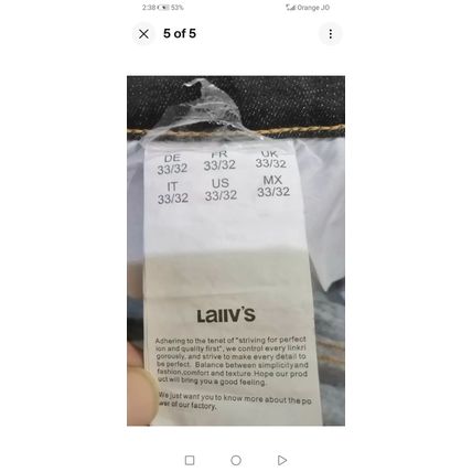 LAIIV'S Men's Jeans Size 33