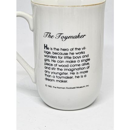 1982 Norman Rockwell Collector Cup - The Toymaker
