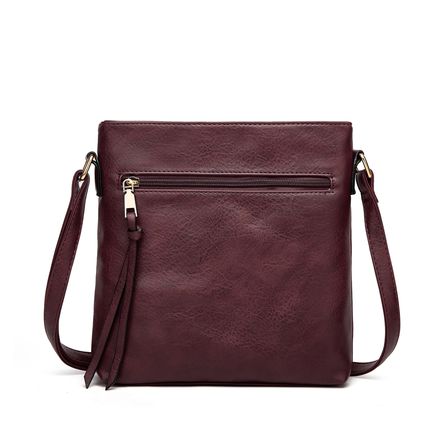 Women Trendy Small Shoulder Bag Vegan Leather Hobo Handbags Purple