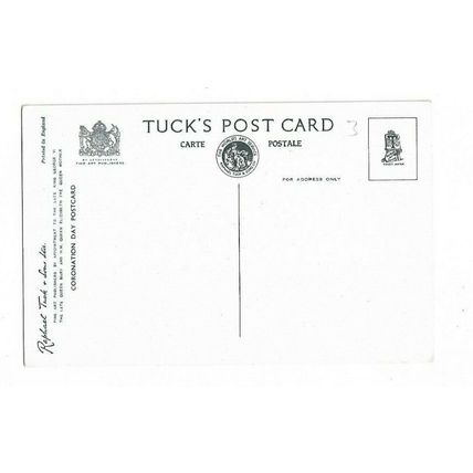 Now She Is Queen Indeed, Tucks Coronation Day Postcard.
