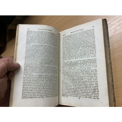 RARE* 1809 "THE AGRICULTURAL MAGAZINE" JANUARY TO JUNE 1809 ANTIQUE BOOK (T4)