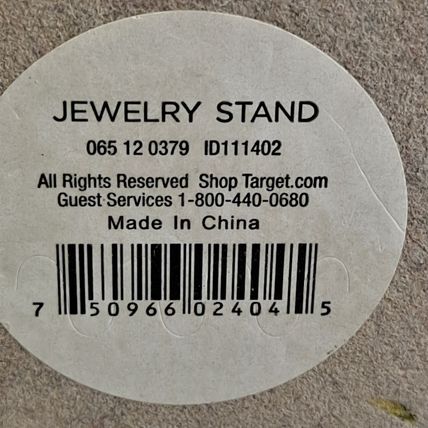 MANNEQUIN NECKLACE HOLDER Rock N Roll Hanger Jewelry Stand Display Organizer