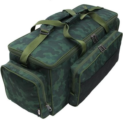 ngt 709 giant camo green carp fishing tackle bag size 83x35x35 cm