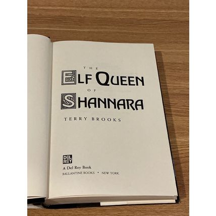The Elf Queen of Shannara (Book Three) by Terry Brooks (1992, Hardcover)