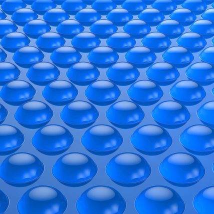 Bigxwell Solar Pool Cover, Blue 16-Mil 16 X 32 Foot Rectangle for In-Ground Pool