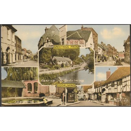 Greetings from Godalming, Surrey, c.1960s - Frith's Postcard
