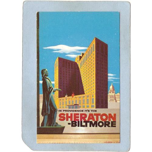 Rhode Island Providence Postcard Sheraton-Biltmore Hotel~1320