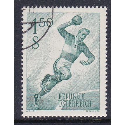 AUSTRIA 1959 SPORT 1s50 VALUE USED HANDBALL SG1346 #1