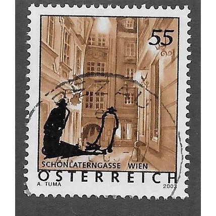 AUT 2005 55c on 4c ' TOURISM' FINE USED (EBID73-215)